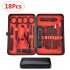 18 Pcs Stainless Steel Personal Manicure Set Pedicure Travel Grooming Kit Nail Art Set