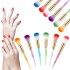 1Pc Gold Colorful Acrylic UV Gel Nail Art Builder Brush Pen Design