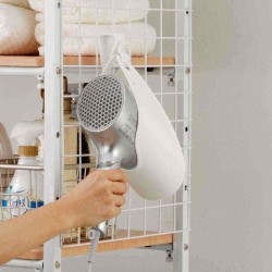 1Pc Mrosaa Hotel Bathroom Hair Dryer Stand Hairdryer Rack Holder Hook Hanging Type Household