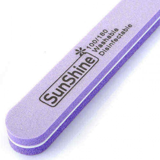 1pc Nail Art Tips Buffer 2-side Sandpaper Buffing Files