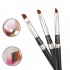 1pc Oblique Head Nail Art Brush Pen DIY Design 5Pcs Art Acrylic UV Gel Painting