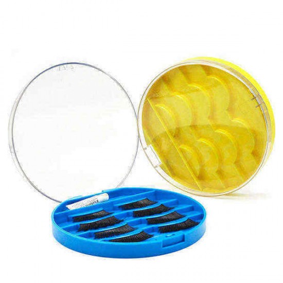2 Colors 4 Pairs False Eyelashes Storage Box Case Makeup Tools