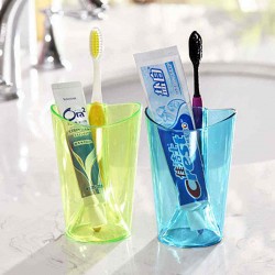 2 IN 1 Household Toothbrushing Cup Antiscale Innovative Gargle Tooth Mug Toothbrush Holder Bathroom Wash Set