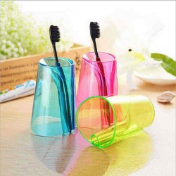 2 IN 1 Household Toothbrushing Cup Antiscale Innovative Gargle Tooth Mug Toothbrush Holder Bathroom Wash Set