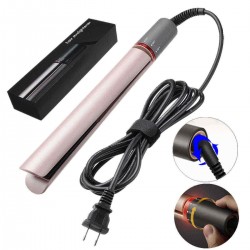 2-IN-1 Rotating Adjustable Hair Straightener Curler Styler Tourmaline Ceramic Flat Iron 121℃-232℃