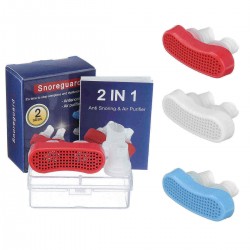 2 In 1 Anti Snore Device Air Purifier Sleep Assist Snoring Stop Mini CPAP Nose Machine