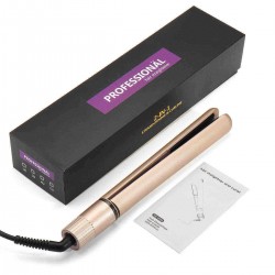 2 In 1 Professional Hair Curler Straightener Rotating Anti-Winding Fast Heating Tourmaline Ceramic Iron Hair Styling Tool Set