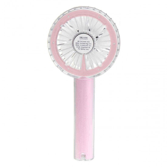 2 In 1 USB Rechargeable Mini Handheld Fan Small Desk Personal Portable Fan Table Fan Mirror Cooling Electric Fan Supplementary Light Function 2 In 1 USB Rechargeable Mini Handheld Fan Small Desk Personal Portable Fan Table Fan Mirror Cooling Electric Fan Supplementary Light Function