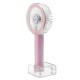 2 In 1 USB Rechargeable Mini Handheld Fan Small Desk Personal Portable Fan Table Fan Mirror Cooling Electric Fan Supplementary Light Function 2 In 1 USB Rechargeable Mini Handheld Fan Small Desk Personal Portable Fan Table Fan Mirror Cooling Electric Fan Supplementary Light Function