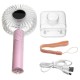 2 In 1 USB Rechargeable Mini Handheld Fan Small Desk Personal Portable Fan Table Fan Mirror Cooling Electric Fan Supplementary Light Function 2 In 1 USB Rechargeable Mini Handheld Fan Small Desk Personal Portable Fan Table Fan Mirror Cooling Electric Fan Supplementary Light Function