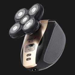 2 In 1 Waterproof IPX7 Rechargeable Ergonomic Cordless Shaver Razor Bald Head Trimmer Groomer