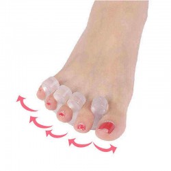 2 Pairs/ Set Toe Separator Tibia Corrector Set Forefoot Pad Toe Separator Comber Foot Care Kit