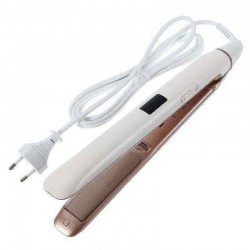 2 in 1 Hair Straightener Ceramic Temperature Control Flat Iron Digital Anti Static