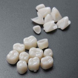 2 packs Dental Temporary Crown Material for Anterior + Molar Teeth Veneers