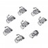 20 pcs/pack Dental Orthodontic Buccal Tube 1st Molar Roth.018 Dental Tools