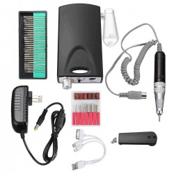 20000RPM Rechargeable Electric Nail Art Drill Machine Polisher Pedicure Manicure Set