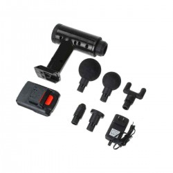 2000mah 100-240V  Electric Vibrating Massager Therapy Device Muscle Relaxing Machine with 5 Massage Head
