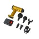 2000mah 100-240V  Electric Vibrating Massager Therapy Device Muscle Relaxing Machine with 5 Massage Head