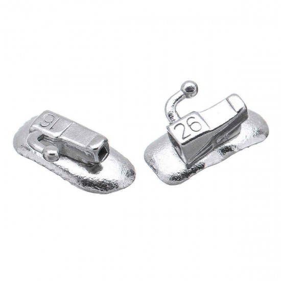 200Pcs Dental Orthodontic 1st Molar Non-Conv Roth 022 Single Buccal Tube Tools Set Box