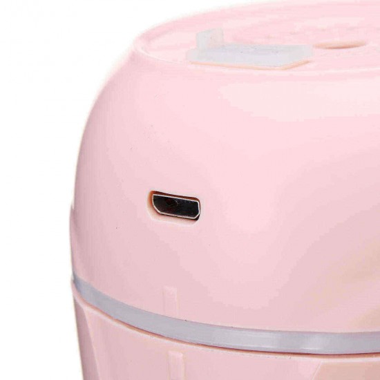 200ml 3 In1 Mini USB Humidifier Fan Air Humidifier with Nightlight LED Face Mist Humidifier Air Humidifier