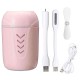 200ml 3 In1 Mini USB Humidifier Fan Air Humidifier with Nightlight LED Face Mist Humidifier Air Humidifier