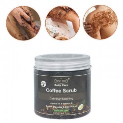200ml Coffee Exfoliating Deep Skin Cleanse Bath Salt Whitening Skin Scrub Skin Care Product Massager Accessories