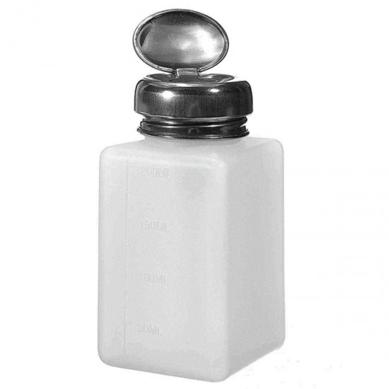 200ml Empty Nail Polish Remover Liquid Press Pump Dispenser Bottle