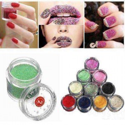 20ML Metallic Caviar Beads Nail Art Tips Decoration