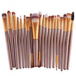 20Pcs Professional Makeup Brush Cosmetic Synthetic Hair Brushes Kit Set