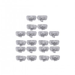 20Pcs/Set Dental Orthodontic 1st Molar Non-Conv Roth 0.022 Single Buccal Tube Tools