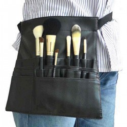 22 Pockets Professional Artist Makeup Brush Pouch Bag Strap Belt Holder Cosmetic Case