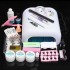 220V 36W White Nail Art UV Lamp Dryer UV Gel Nail Art Tools Sets Kits