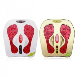 220V Electric Foot Massager Vibration Infrared Rolling Heating Magnetic Therapy Spa