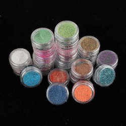 24 Color Acrylic Glitter Nail Powder Set Decoration