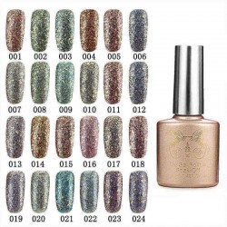 24 Colors Glitter Diamond-sliver Micro Grain Nail Art UV Gel Polish Soak Off Dreamlike