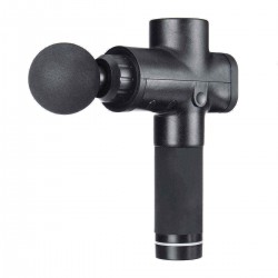 2400mAh Electric Percussion Massager 3 Speeds Low Noise Vibration Muscle Body Therapy Device with 6 Massage Heads