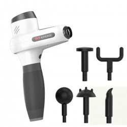 2400mAh Electric Percussive Massager Percussion Massage G un 5Pcs Massage Heads Hand Held Muscle Therapy Device