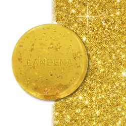 24K Gold Handmade Soap Seaweed Deep Nourishing Deep Cleansing Soap Moisturizing
