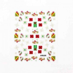 25 Sheets Christmas Design Nail Art Sticker Decals Decoration