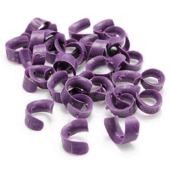 25Pcs Styling Plastic Hairdressing Spiral Hair Perm Rod
