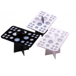 26 Holes Makeup Brush Drying Rack Dry Nail Brush Holder Plastic