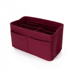 26x15x14cm 7 Color Handbag Organizer Bag Purse Felt Fabric Multi Pocket Insert Makeup Bag