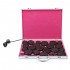 28 PCS Hot Basalt Stone For SPA Massager Therapy Manual With Heating Box Set Skin Relief