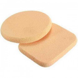 2Pcs Facial Cosmetic Squishy Soft Makeup Sponge Powder Puffs Set