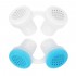 2Pcs Silicone Anti Snore Air Purifier Sleeping Breath Aid Device Stop Snoring Nose Clip