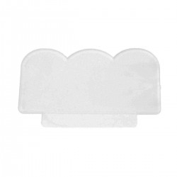 2pcs DIY Nail Art Stamping Set  Image Plate Clear Jelly Silicone Stamper Scraper Cap Transfer Manicu