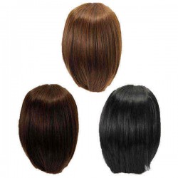 3 Colors Kanekalon Fiber Wig Charming Fluffy Straight Natural Hair Full Wigs Party Cute Cosplay
