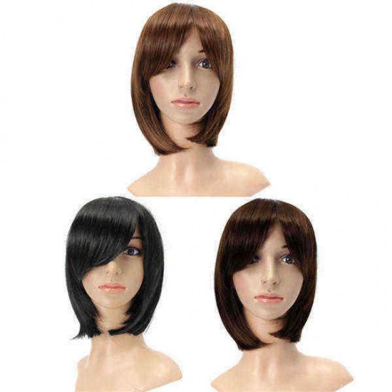 3 Colors Kanekalon Fiber Wig Charming Fluffy Straight Natural Hair Full Wigs Party Cute Cosplay 3 Colors Kanekalon Fiber Wig Charming Fluffy Straight Natural Hair Full Wigs Party Cute Cosplay