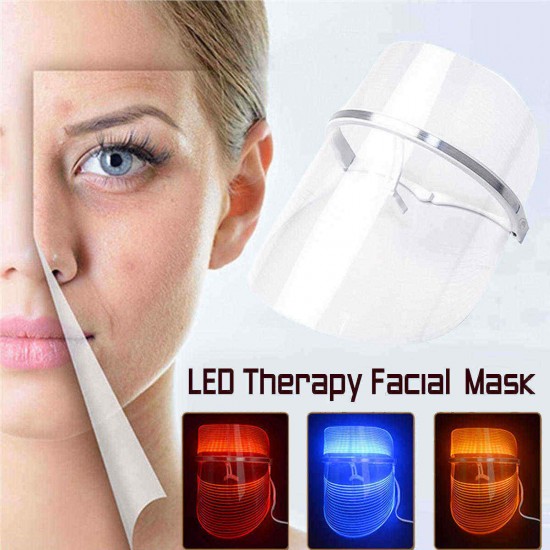 3 Colors LED Light Therapy Face Mask Anti Acne Anti Wrinkle Facial SPA Instrument Treatment Beauty Machine Face Skin Care Tools 3 Colors LED Light Therapy Face Mask Anti Acne Anti Wrinkle Facial SPA Instrument Treatment Beauty Machine Face Skin Care Tools