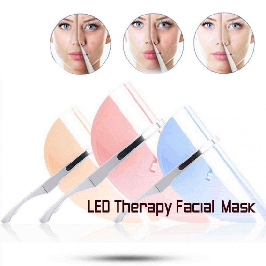 3 Colors LED Light Therapy Face Mask Anti Acne Anti Wrinkle Facial SPA Instrument Treatment Beauty Machine Face Skin Care Tools 3 Colors LED Light Therapy Face Mask Anti Acne Anti Wrinkle Facial SPA Instrument Treatment Beauty Machine Face Skin Care Tools
